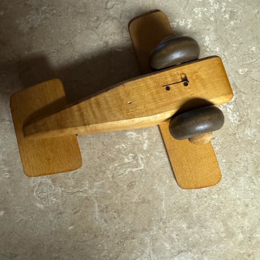 Yensho’s Solid Wood HandmadeToy Airplane